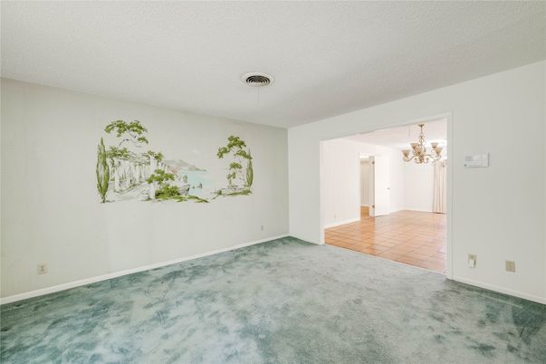 Chandelier, Empty room, Interior