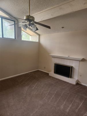Empty room, Fireplace, Interior