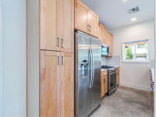 Interior, Kitchen, Recessed Lighting, Stainless Steel Appliances