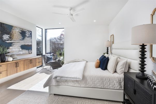 Bedroom, Interior, Recessed Lighting