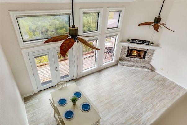 Fireplace, Interior, Wood Texture Flooring