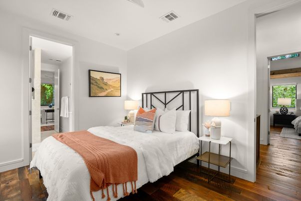 Bedroom, Interior, Wood Texture Flooring