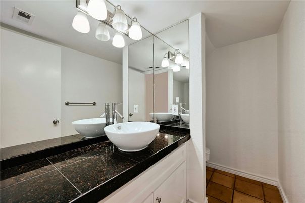 Bathroom, Dual Sink Vanities, Interior, Tile Countertops