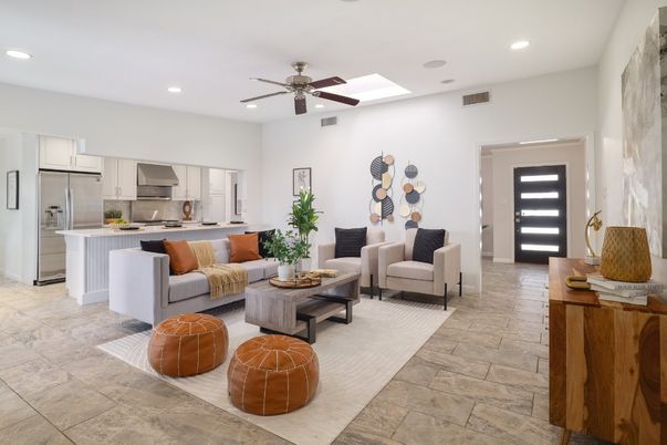 Interior, Kitchen, Living room, Recessed Lighting, Stainless Steel Appliances