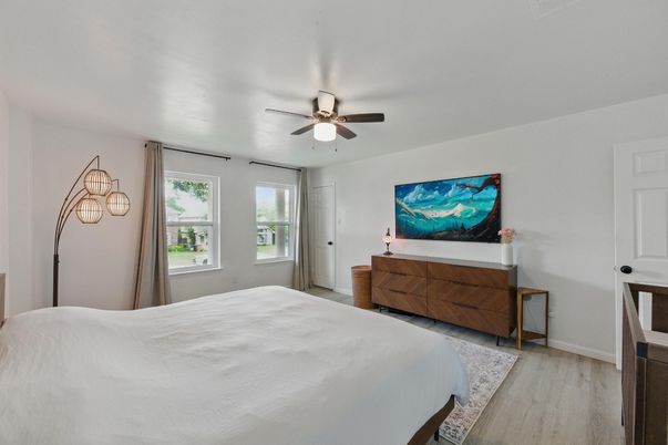 Bedroom, Interior, Wood Texture Flooring