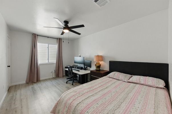 Bedroom, Home Office, Interior, Wood Texture Flooring