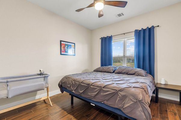 Bedroom, Interior, Wood Texture Flooring
