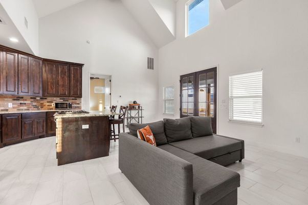Interior, Kitchen, Living room, Recessed Lighting