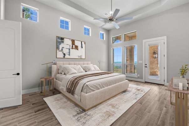 Bedroom, Interior, Wood Texture Flooring