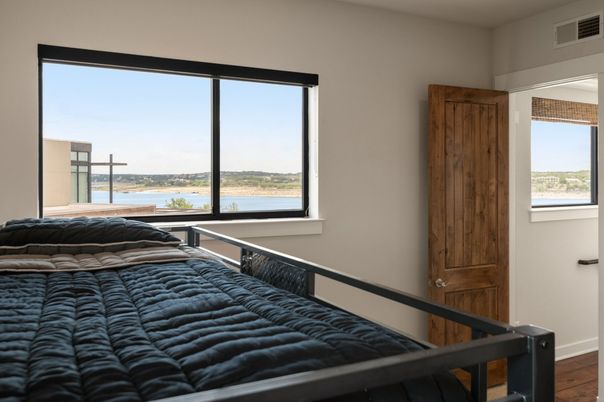 Bedroom, Interior, Water, Wood Texture Flooring