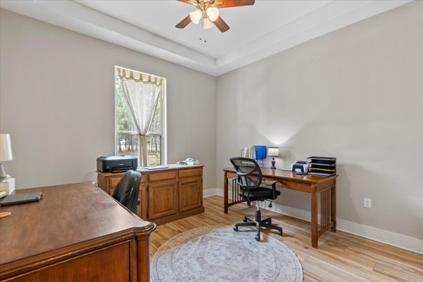 Home Office, Interior, Wood Texture Flooring