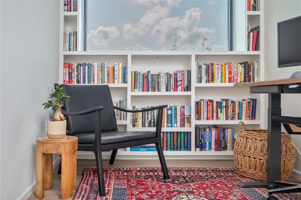 Home Office, Interior, Wood Texture Flooring