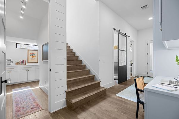 Interior, Recessed Lighting, Wood Texture Flooring