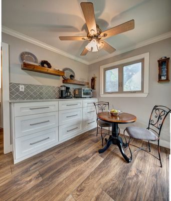 Dining room, Interior, Wood Texture Flooring