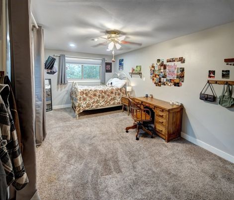 Bedroom, Home Office, Interior, Recessed Lighting