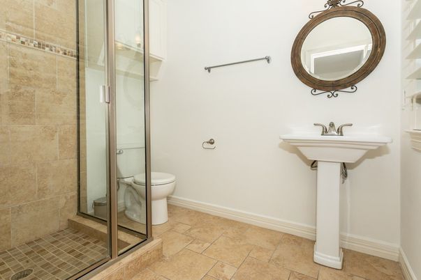 Bathroom, Glass Shower, Interior