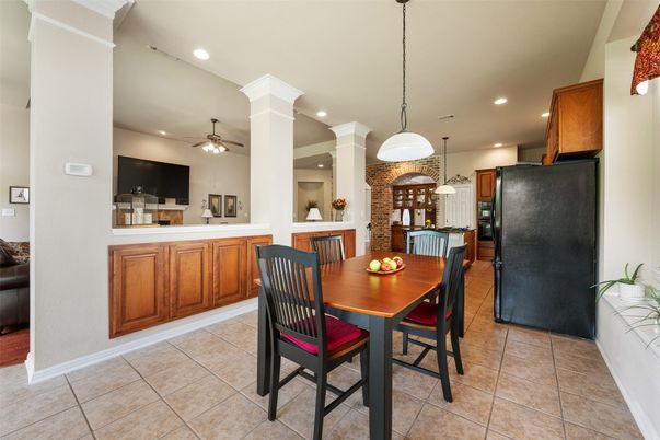 Dining room, Interior, Kitchen, Pendant Lights, Recessed Lighting
