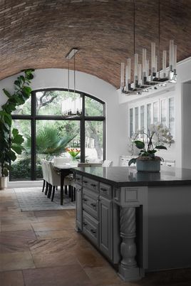 Dining room, Interior, Kitchen, Pendant Lights