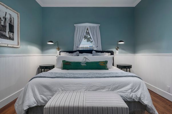 Bedroom, Interior, Wood Texture Flooring