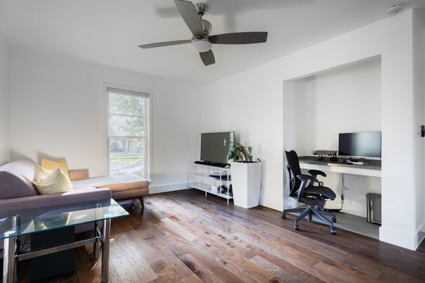 Home Office, Interior, Wood Texture Flooring