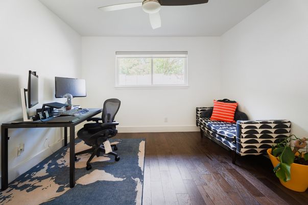 Home Office, Interior, Wood Texture Flooring