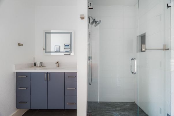 Bathroom, Glass Shower, Interior