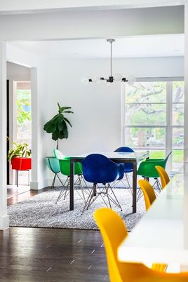 Dining room, Interior, Wood Texture Flooring