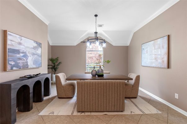 Dining room, Interior, Pendant Lights