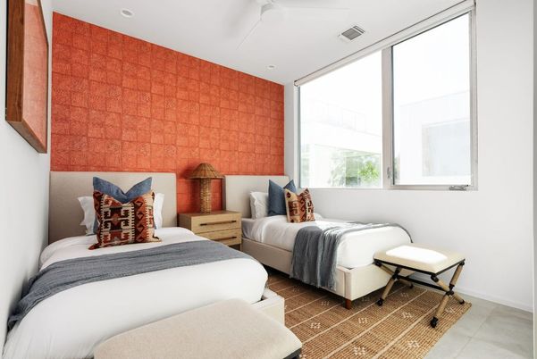 Bedroom, Interior, Recessed Lighting