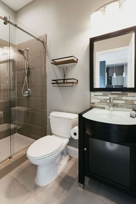 Bathroom, Glass Shower, Interior