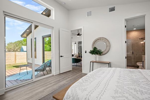 Bedroom, Interior, Wood Texture Flooring