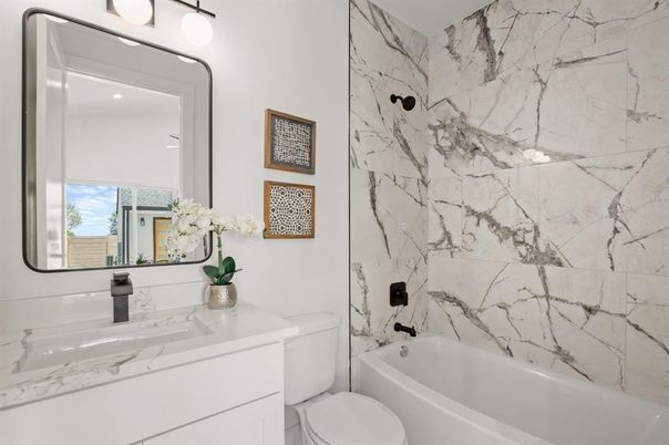Bathroom, Interior, Marble Walls