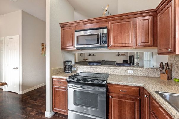 Interior, Kitchen, Wood Texture Flooring