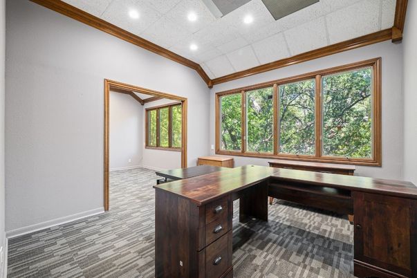 Home Office, Interior, Recessed Lighting