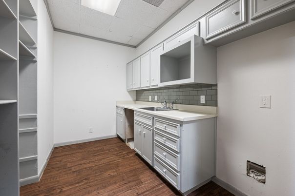 Interior, Kitchen, Wood Texture Flooring