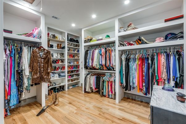 Interior, Recessed Lighting, Walk-in Closets, Wood Texture Flooring