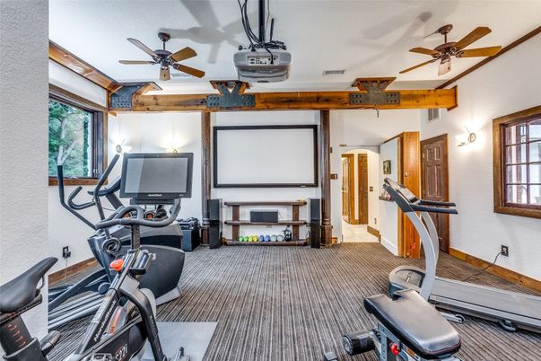 Fitness Equipment, Interior, Projection Screen