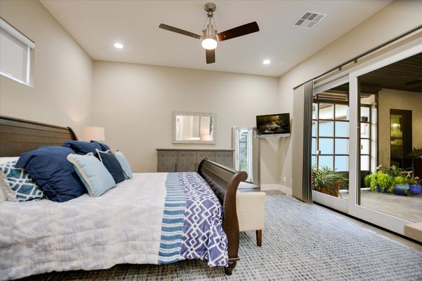 Bedroom, Interior, Recessed Lighting