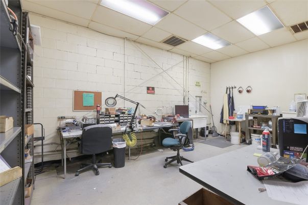 Home Office, Interior, Recessed Lighting