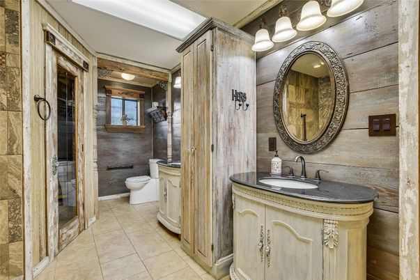 Bathroom, Interior, Wooden Walls