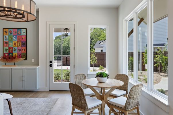 Dining room, Interior, Wood Texture Flooring
