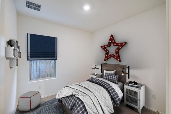 Bedroom, Interior, Recessed Lighting