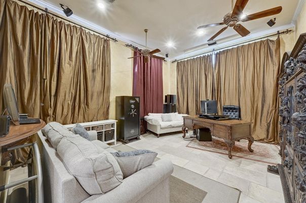 Home Office, Interior, Recessed Lighting