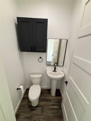 Bathroom, Dual Sink Vanities, Interior, Wood Texture Flooring