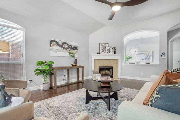 Fireplace, Interior, Living room, Wood Texture Flooring
