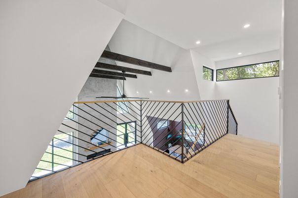 Interior, Recessed Lighting, Wooden Beams, Wood Texture Flooring