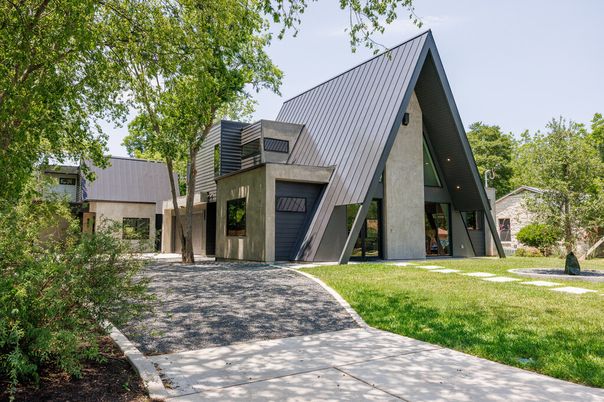 Backyard, Exterior, Facade, A Frame