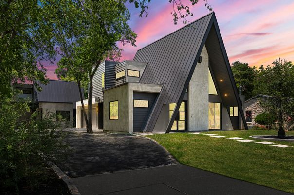 Backyard, Exterior, Facade, A Frame