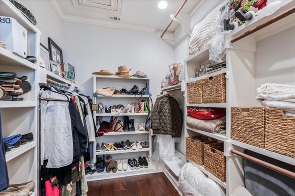 Interior, Recessed Lighting, Walk-in Closets, Wood Texture Flooring