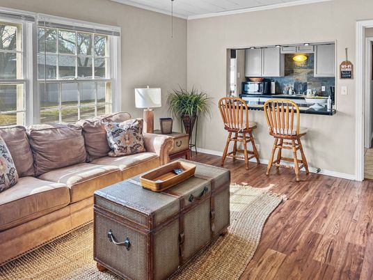 Interior, Kitchen, Living room, Wood Texture Flooring